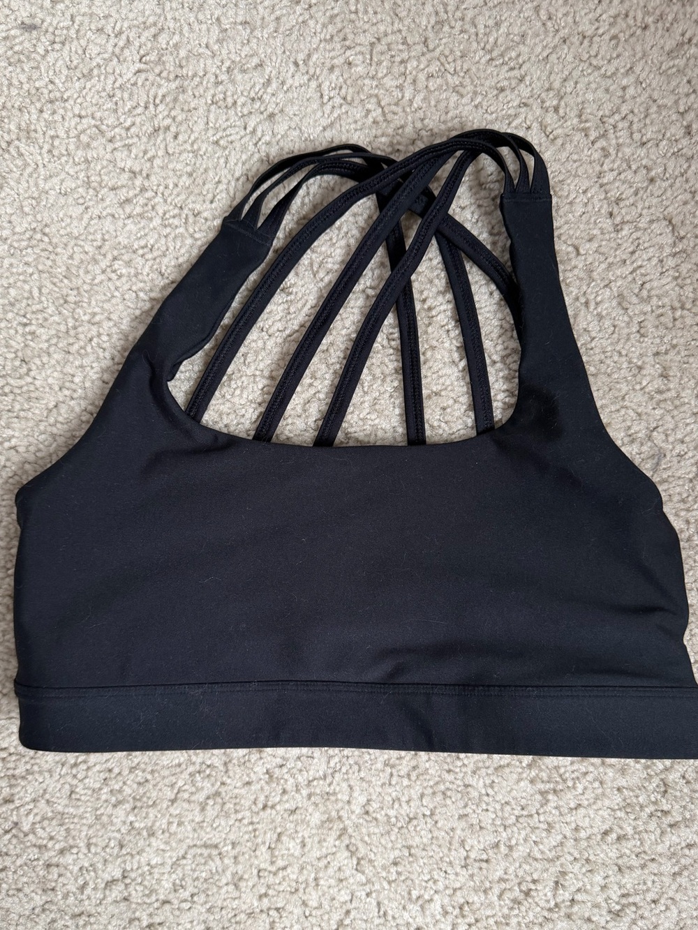 Abercrombie YPB sports bra - black